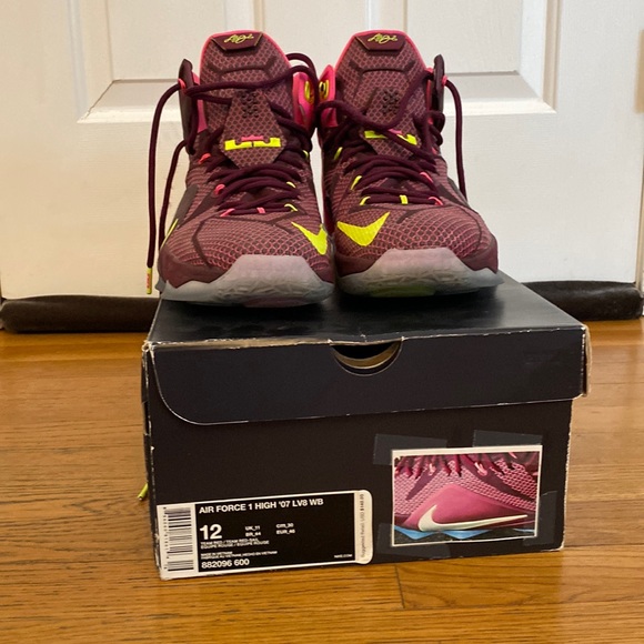 Nike Labron 12 double helix mens size 12 - Picture 2 of 8